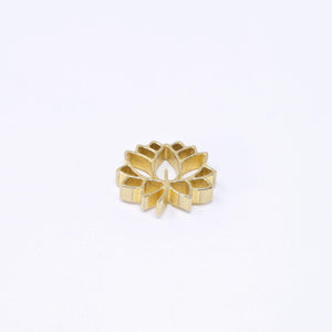 Brass Incense Stick Holder with Tray 'Lotus' - GINGADO-Home & Wellness-GINGADO-santoku nyc