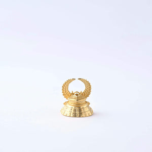 Brass Incense Stick Holder with Tray 'Tokugawa' - GINGADO-Home & Wellness-GINGADO-santoku nyc