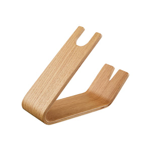 Hair Dryer and Iron Stand, Wood - Yamazaki Home-Hair Care-Yamazaki Home-Ash-santoku nyc