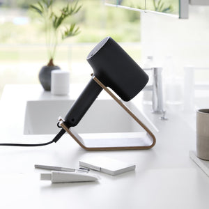 Hair Dryer and Iron Stand, Wood - Yamazaki Home-Hair Care-Yamazaki Home-SANTOKU NYC