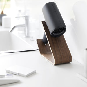 Hair Dryer and Iron Stand, Wood - Yamazaki Home-Hair Care-Yamazaki Home-SANTOKU NYC
