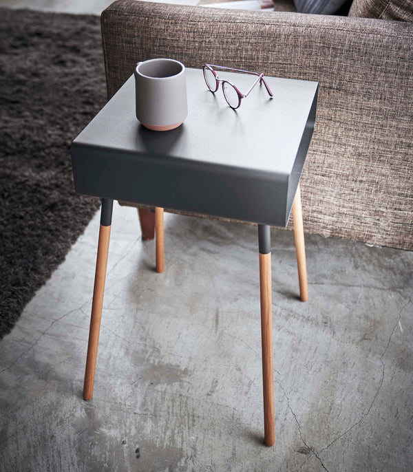 Storage Table - Two Sizes - Steel + Wood