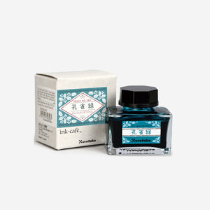 ink-cafe™️ MEIJI NO IRO Glass Pen Ink 0.69 fl oz - Kuretake-Stationery-Kuretake-Kujyaku-Ryoku-SANTOKU NYC