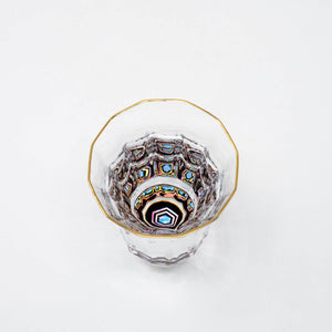 Kaleidoscope Abalone Sake Glass Amano Shikki