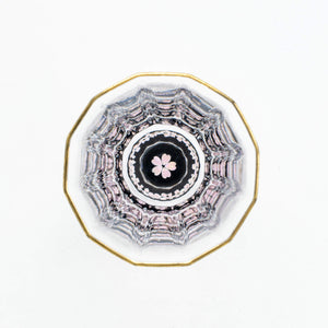 Kaleidoscope Abalone Sake Glass Amano Shikki sakura