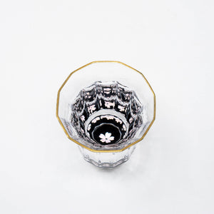 Kaleidoscope Abalone Sake Glass Amano Shikki sakura