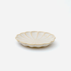 Kiku Chrysanthemum Plate Large - Onishi Rakusai