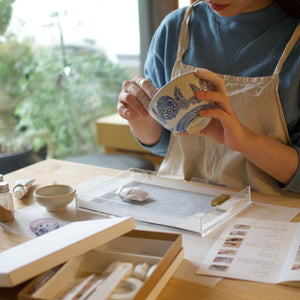 Kintsugi Repair Kit “MANGETSU” with Real Urushi, Gold & Silver - CIRCOLO
