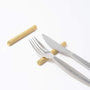Brass Cutlery Rest, Set of 2 - KISEN-Cutlery Rest-KISEN-santoku nyc