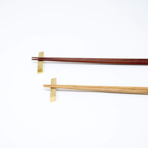 Brass Chopstick Rest, Set of 2 - KISEN-Chopstick Holders-KISEN-SANTOKU NYC