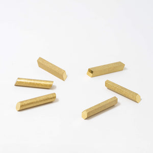 Brass Chopstick Rest, Set of 2 - KISEN-Chopstick Holders-KISEN-santoku nyc