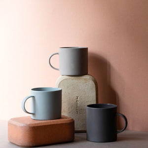 Stoneware Mug: Matte Ceramic Coffee Cup 8.45oz - MOHEIM-Mugs-MOHEIM-santoku nyc