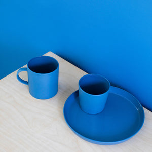 Stoneware Mug: Matte Ceramic Coffee Cup 11.16oz - MOHEIM-Mugs-MOHEIM-Light Blue-santoku nyc