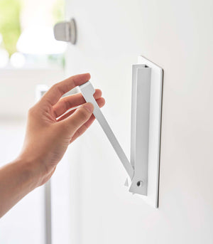 Magnetic Folding Hook, Steel - Yamazaki Home-Hooks-Yamazaki Home-santoku nyc