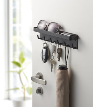 Magnetic Key Rack - Steel-Key Storage-Yamazaki Home-santoku nyc