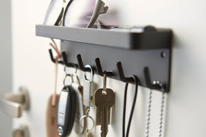 Magnetic Key Rack - Steel-Key Storage-Yamazaki Home-santoku nyc