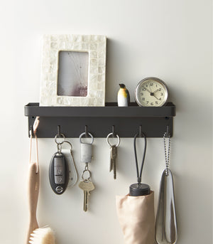 Magnetic Key Rack - Steel-Key Storage-Yamazaki Home-santoku nyc
