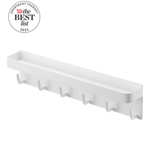 Magnetic Key Rack - Steel-Key Storage-Yamazaki Home-White-santoku nyc