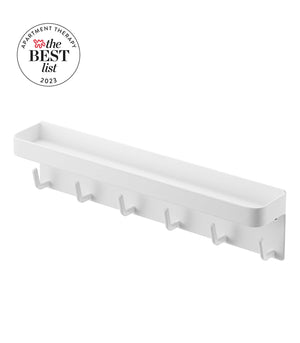 Magnetic Key Rack - Steel-Key Storage-Yamazaki Home-White-santoku nyc