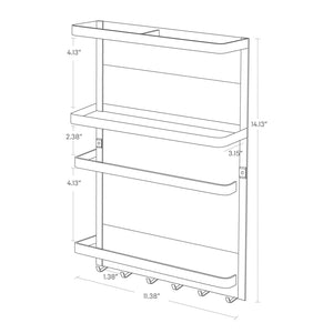 Magnetic Kitchen Organizer - Steel Yamazaki Home Plate