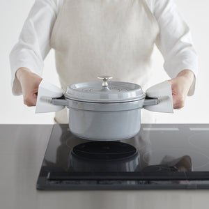 Silicone Magnetic Pot Holders Set of 2 - Yamazaki Home-Utensils-Yamazaki Home-White-santoku nyc