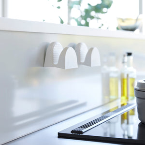 Silicone Magnetic Pot Holders Set of 2 - Yamazaki Home-Utensils-Yamazaki Home-White-santoku nyc