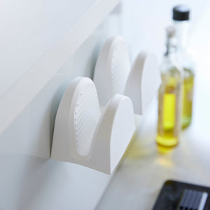 Silicone Magnetic Pot Holders Set of 2 - Yamazaki Home-Utensils-Yamazaki Home-White-santoku nyc