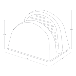 Silicone Magnetic Pot Holders Set of 2 - Yamazaki Home-Utensils-Yamazaki Home-White-santoku nyc