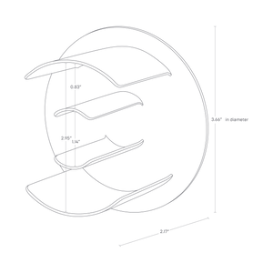 Magnetic Tape Holder, Steel - Yamazaki Home-Magnetic Organizer-Yamazaki Home-White-santoku nyc