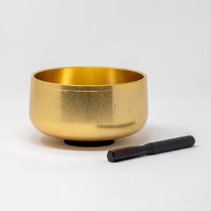 Musourin Orin Japanese Singing Bowl Gilded “Kōsai” Finish 5.36 in – KYUJO-Hand Bells-Kyujo-santoku nyc