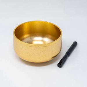 Musourin Orin Japanese Singing Bowl Gilded “Kōsai” Finish 5.36 in – KYUJO-Hand Bells-Kyujo-santoku nyc