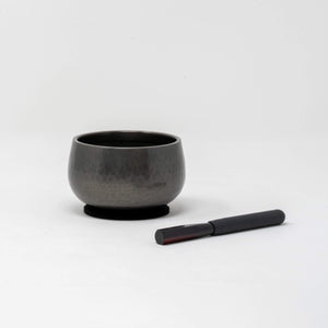 Tenyu Orin Japanese Singing Bowl – Shibuichi Silver Finish 2.98 in – KYUJO-Hand Bells-Kyujo-santoku nyc
