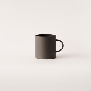 Stoneware Mug: Matte Ceramic Coffee Cup 11.16oz - MOHEIM-Mugs-MOHEIM-Black-santoku nyc