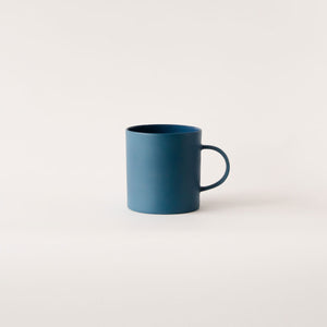 Stoneware Mug: Matte Ceramic Coffee Cup 11.16oz - MOHEIM-Mugs-MOHEIM-Blue-santoku nyc