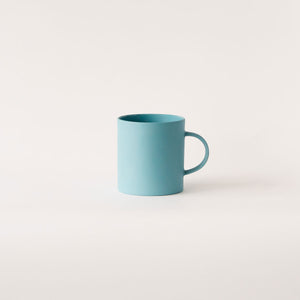 Stoneware Mug: Matte Ceramic Coffee Cup 11.16oz - MOHEIM-Mugs-MOHEIM-Turquoise-santoku nyc