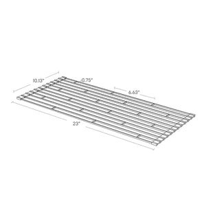Over-the-Sink Dish Drainer - Steel dimensions