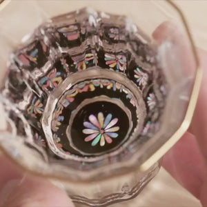 Kaleidoscope Abalone Sake Glass Amano Shikki 