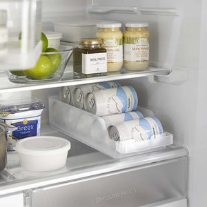 Refrigerator Cans Organizer Bin - Yamazaki Home-Food Storage-Yamazaki Home-Clear-santoku nyc