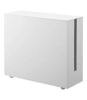 Rolling Cable Management Box Steel-Cable Management-Yamazaki Home-White-santoku nyc