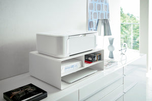 Rolling Printer Stand, Steel-Printer Stand-Yamazaki Home-santoku nyc