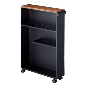 Rolling Storage Cart (27" H) - Steel-Rolling Carts-Yamazaki Home-Black-santoku nyc