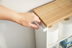 Rolling Storage Cart (27" H) - Steel-Rolling Carts-Yamazaki Home-santoku nyc