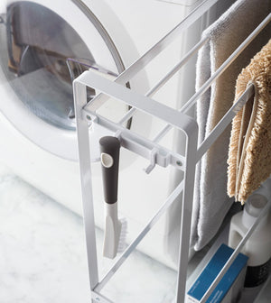 Rolling Towel Rack H 33", Steel-Towel Rack-Yamazaki Home-santoku nyc