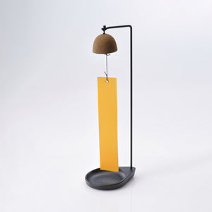 Round Tabletop Cast Iron Wind Chime - Chushin Kobo-Bells-Chushin Kobo-Yellow-santoku nyc