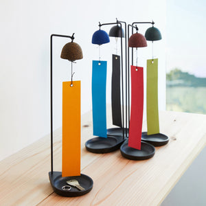 Round Tabletop Cast Iron Wind Chime - Chushin Kobo-Bells-Chushin Kobo-santoku nyc
