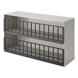 Toy Display Case-Toy Storage-Yamazaki Home-Gray-santoku nyc