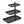 Serving Stand, Steel-Food Display-Yamazaki Home-Black-santoku nyc