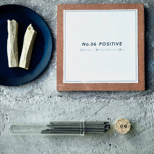 Botanical Incense Sticks No.06 'POSITIVE' - Shokubutsu△Senkou