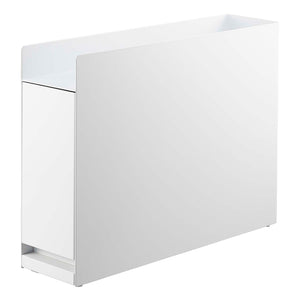 Sliding Drawer Seasoning Rack, Steel-Kitchen Organizer-Yamazaki Home-White-santoku nyc