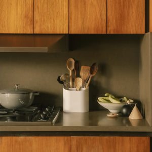 Sloped Utensil Holder, Steel - APTO